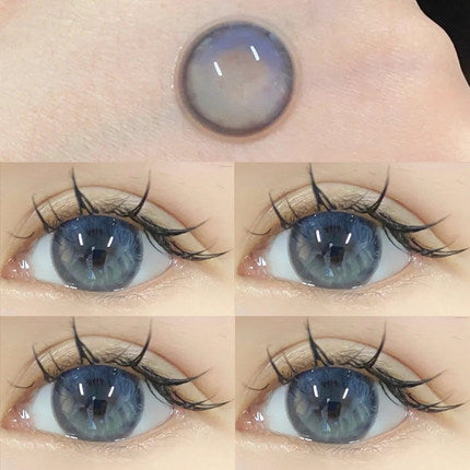 12 Months |  Blue Contact Lenses (Two Pieces) Yv30861