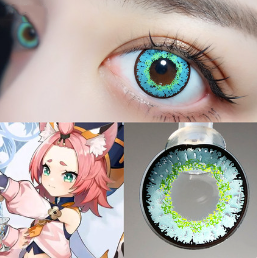 12 Months |  Cosplay Anime Contact Lenses (Two Pieces) Yv30696