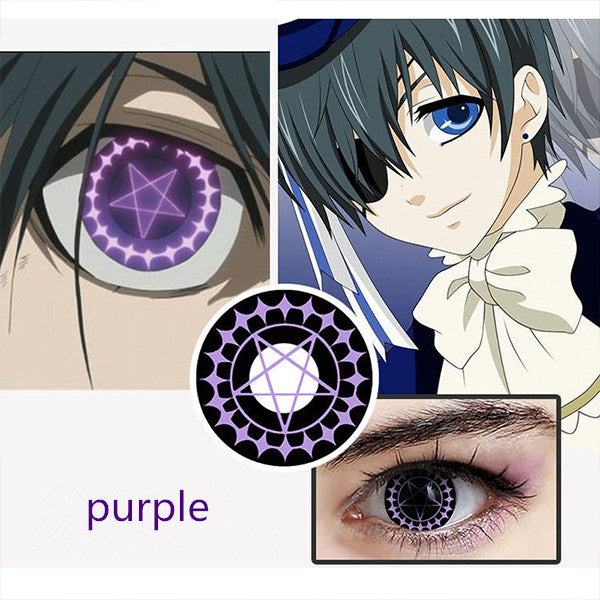 12 Months |  Cosplay Contract Eye Purple(Two Pieces)Yv20044