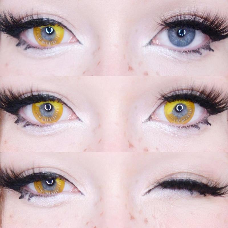 12 Months |  Cosplay Yellow(Two Pieces)Contacts Lens Yc20751