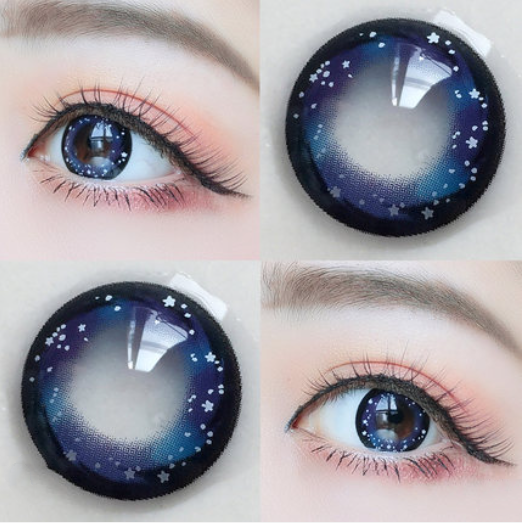 12 Months |  Night Purple Contact Lenses (Two Pieces) Yv30370