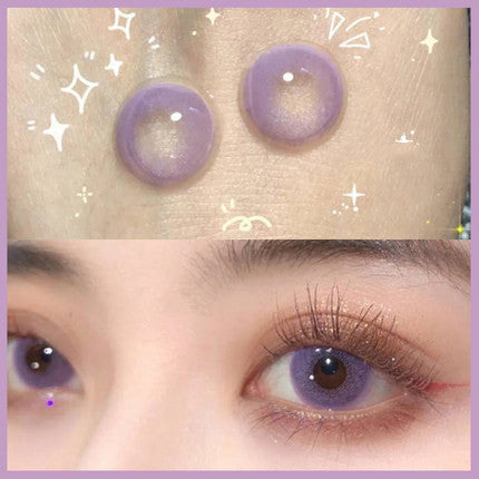 12 Months |  Purple Contact Lenses (Two Pieces) Yv30860