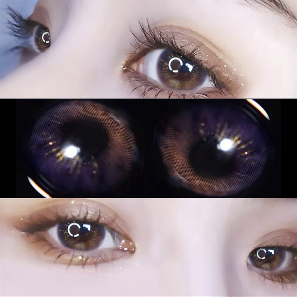 12 Months |  Starry Purple Contact Lens (Two Pieces)Yv43994