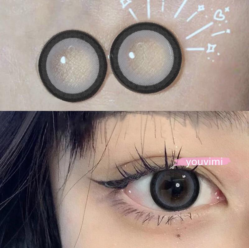 6 Months |  Black Pearl Contact Lenses (Two Pieces) Yv47155