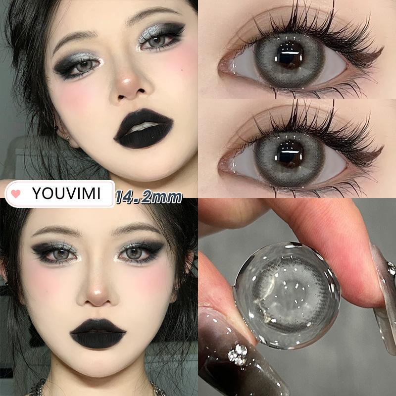 6 Months |  Blackened Contact Lenses (Two Pieces) Yv47228