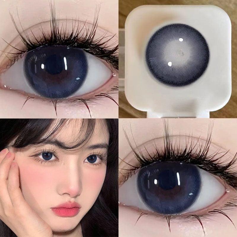 6 Months |  Blue Color Contact Lenses Yv60079