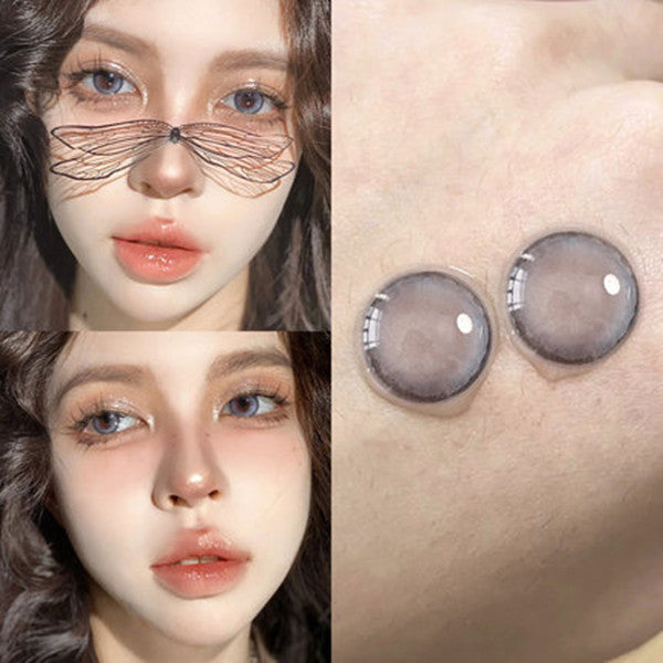 6 Months |  Blue Contact Lenses (Two Pieces) Yv31175