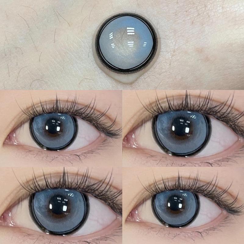 6 Months |  Cosplay Blackblue Contact Lenses (2 Pieces)  Yv476009