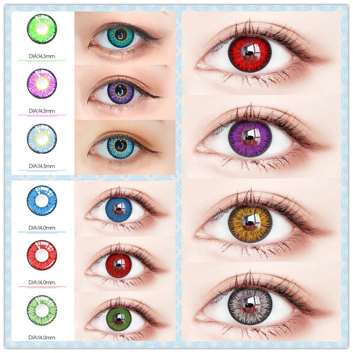 6 Months |  Cosplay Demon Contact Lenses (Two Pieces) Yv31351