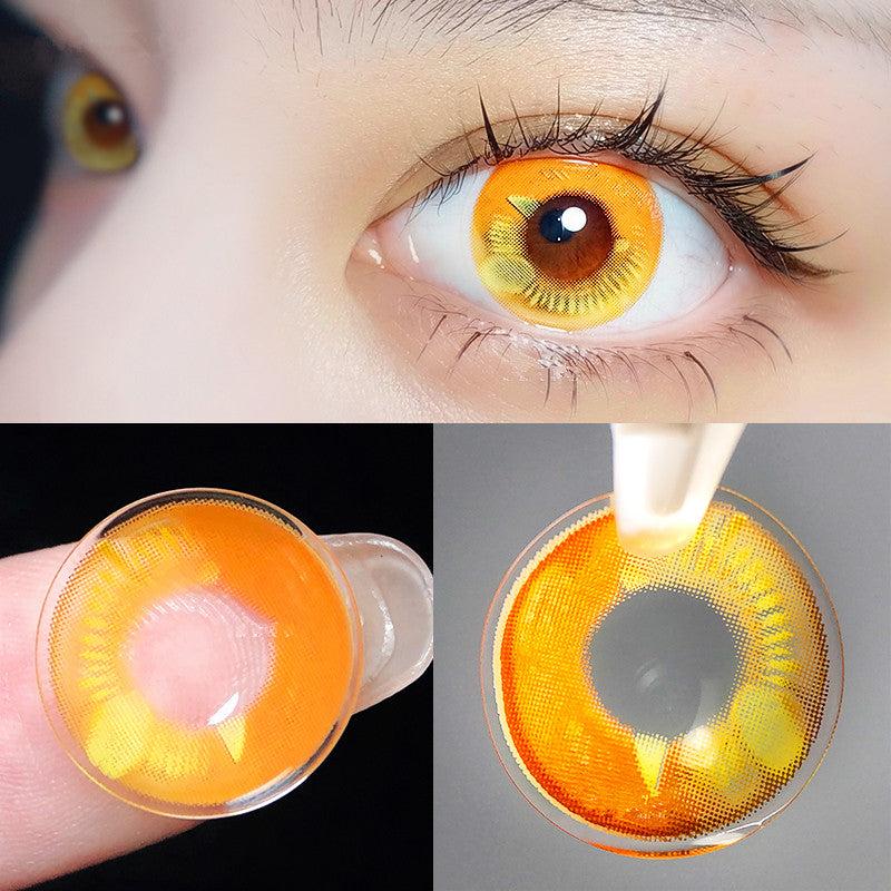 6 Months |  Cosplay Yellow Brown Contact Lenses (5 Pieces) Yv31292