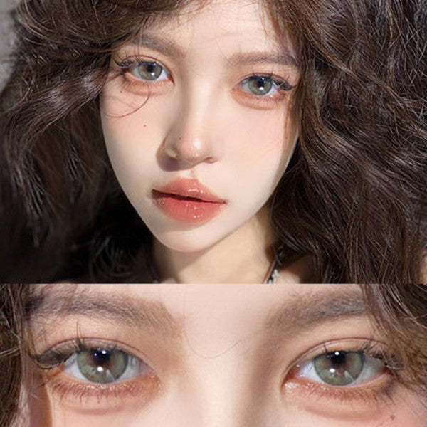 6 Months |  Green Contact Lenses (Two Pieces) Yv31174