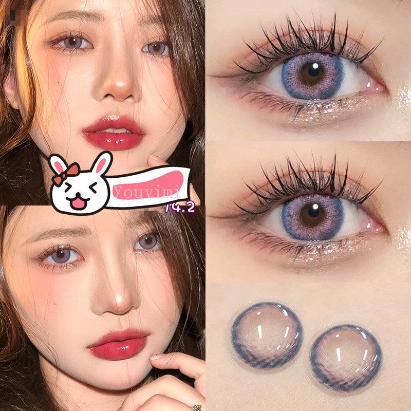 6 Months |  Pink Blue Contal Lenses (Two Pieces) Yv31377