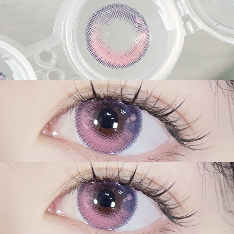 6 Months |  Pink Contact Lenses (Two Pieces) Yv31291