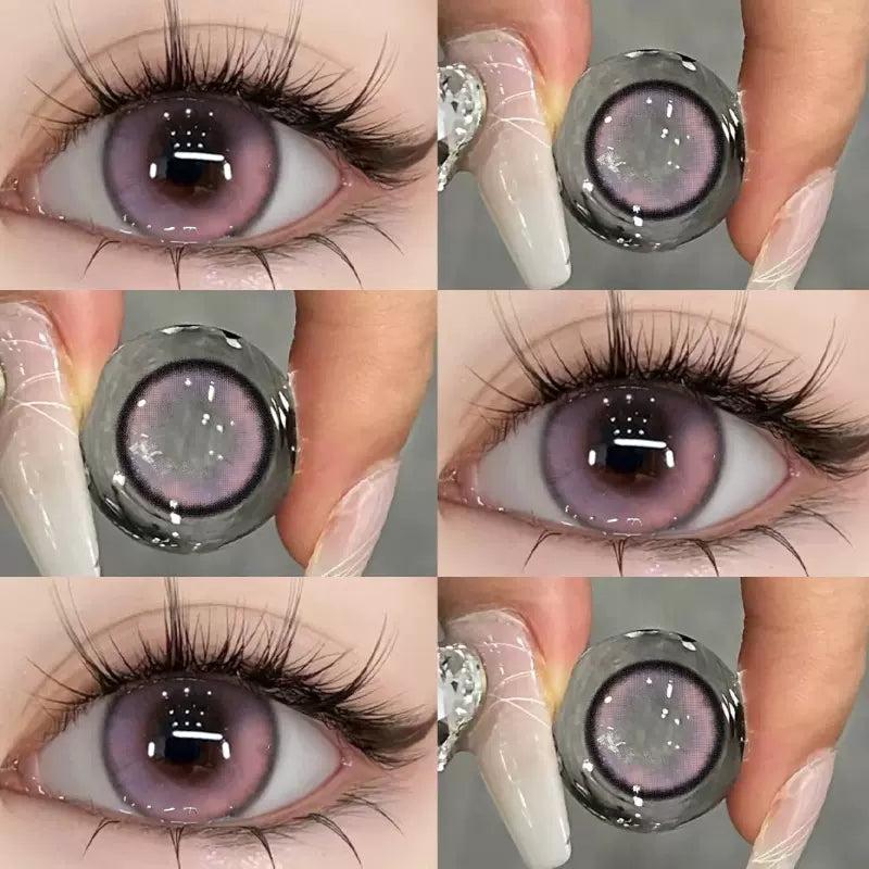 6 Months |  Pink Contact Lenses (Two Pieces) Yv31847