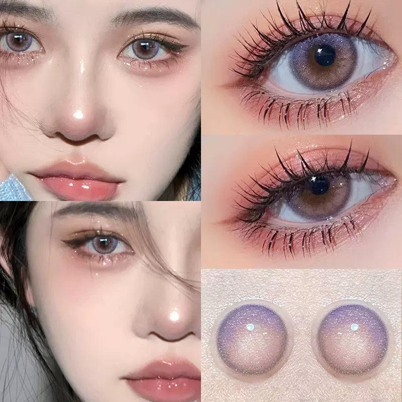 6 Months |  Purple Contact Lenses (Two Pieces) Yv31372