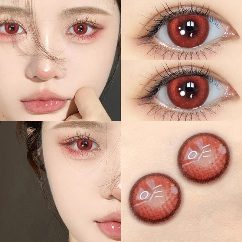 6 Months |  Ruby Contact Lenses (Two Pieces) Yv47154