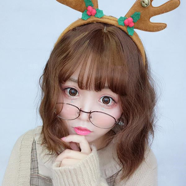 Curls Hair |  Cute Wavy Corn Hot Wig Yv40423