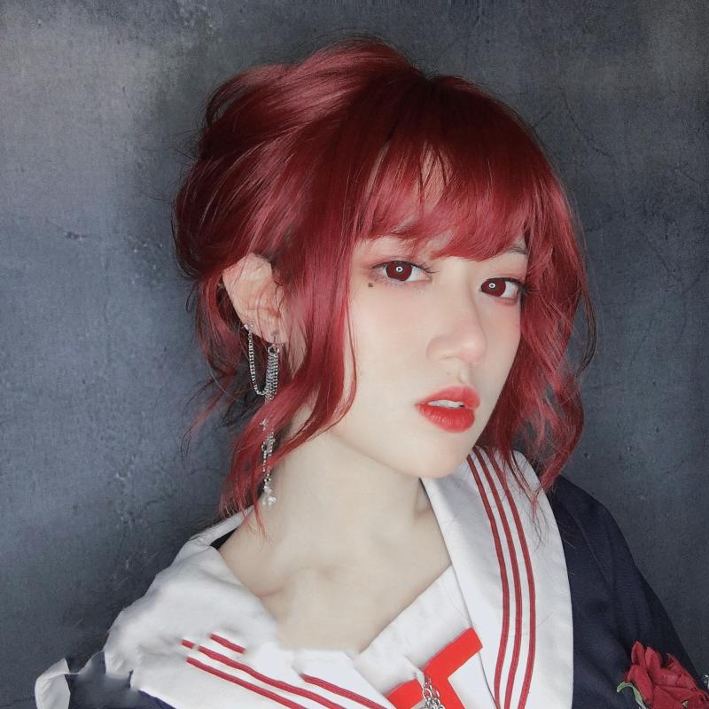 Curls Hair |  Lolita Red Wig Yv46096