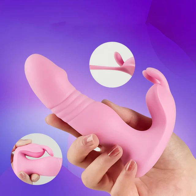 Female Sex Toys |  Simulation Rabbit Ear Wearing Vibrator Yv32016