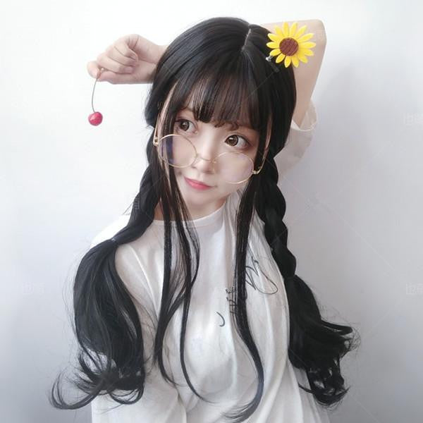 Long Hair |  Big Wave Long Roll Wig Yv40433