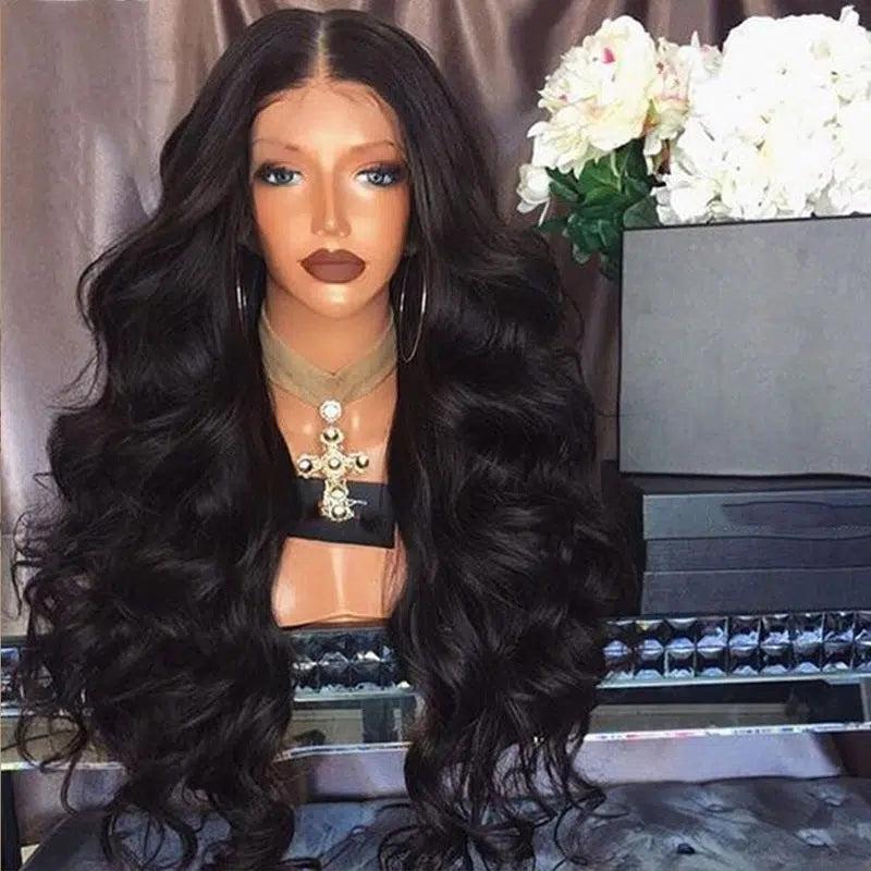 Long Hair |  Black Long Curly Wig Yv50107