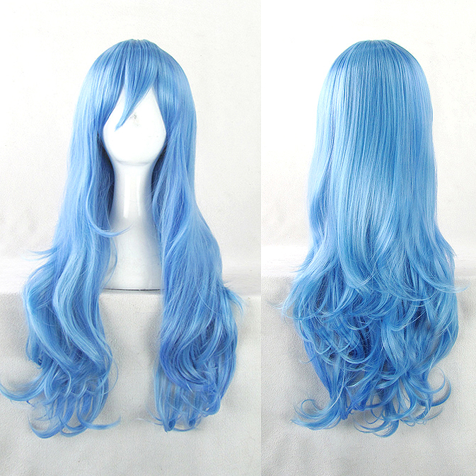 Long Hair |  Cosplay Blue Wig Yv40678