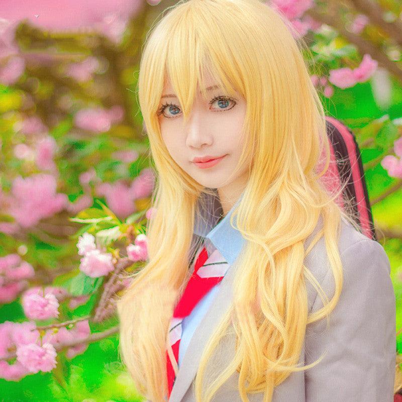 Long Hair |  Cosplay Gold Curly Hair Yv30728