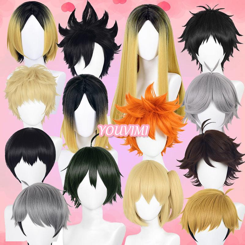 Long Hair |  Cosplay Volleyball Boy Wig Yv31754