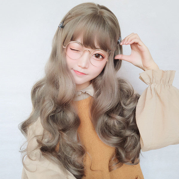 Long Hair |  Cute Big Wave Long Roll Wig Yv40380