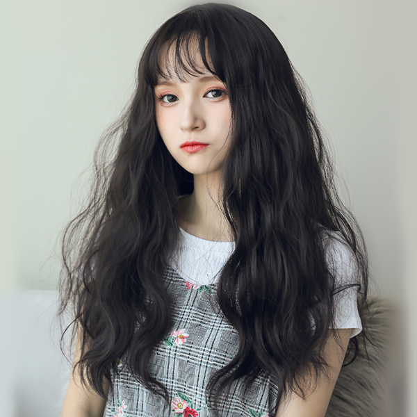 Long Hair |  Cute Big Wavy Curly Wig  Yv42532