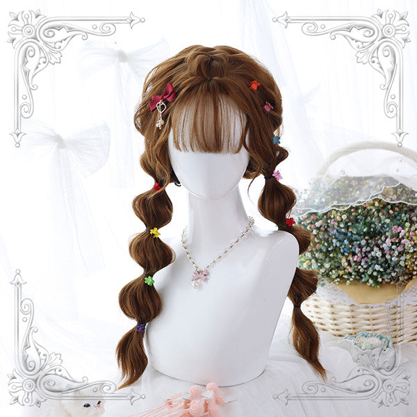 Long Hair |  Cute Lolita Long Roll Wig Yv42223