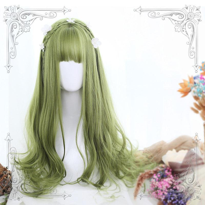 Long Hair |  Harajuku Lolita Green Wig Yv30188