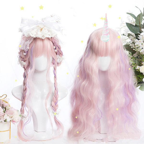 Long Hair |  Harajuku Lolita Long Roll Wig Yv42476