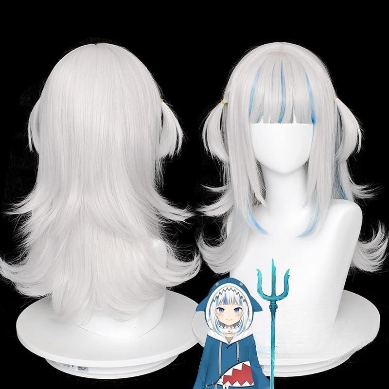 Long Hair |  Hololive Gawr Gura Cosplay Wig Yv476058