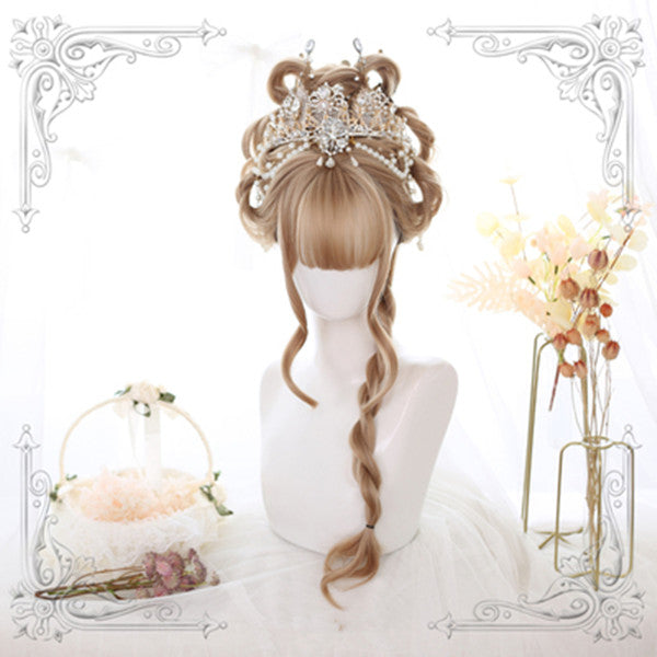 Long Hair |  Horn Air Bangs Wig Yv42469