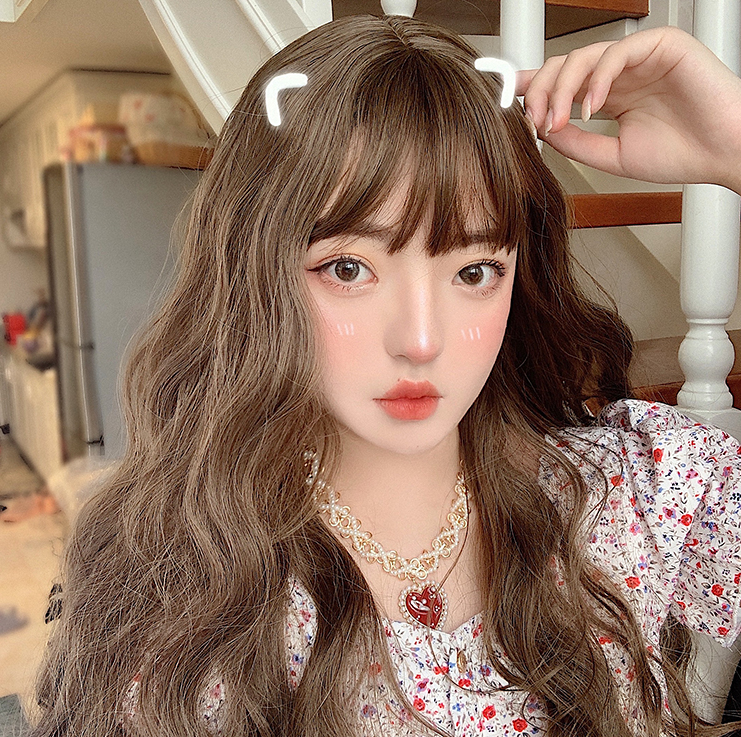 Long Hair |  Japanese Lolita Brown Long Wig Yv42798