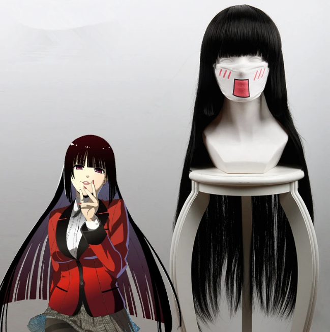 Long Hair |  Kakegurui-Jabami Yumeko Cosplay Wig  Yv30118