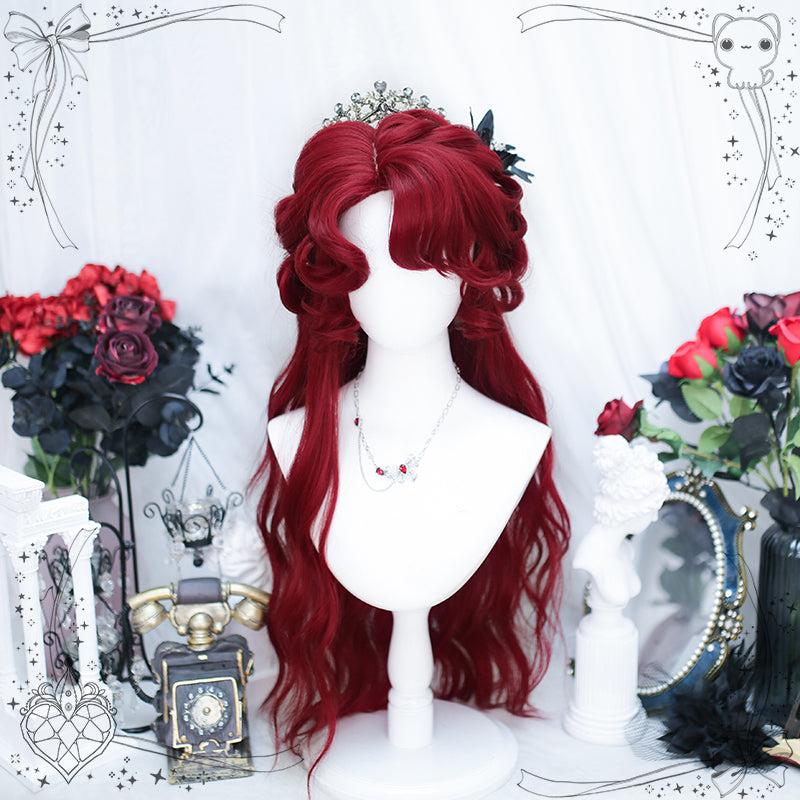 Long Hair |  Lady Rose Full Headgear Lolita Long Curly Hair Yv475834