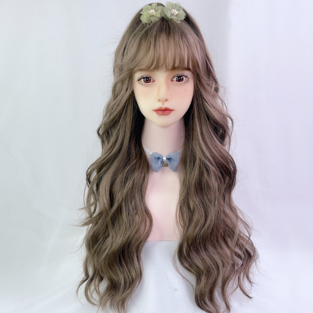 Long Hair |  Lolita Brown Long Curly Wig Yv30593