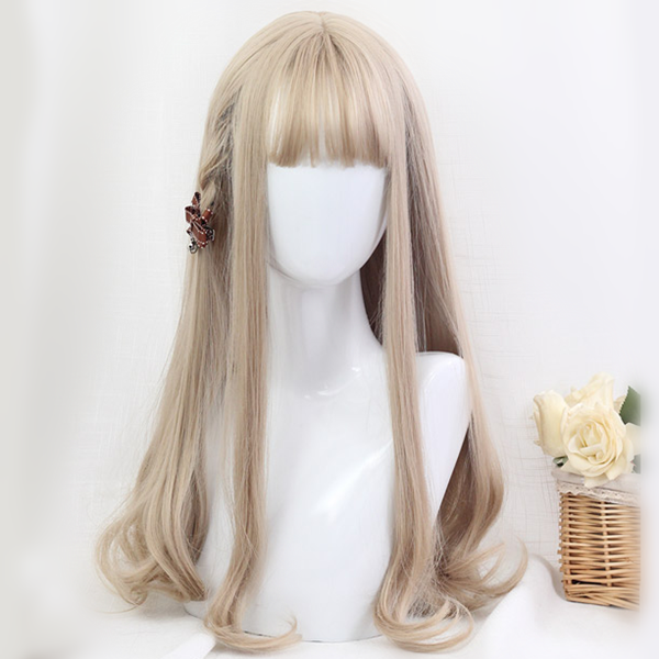 Long Hair |  Lolita Cos Long Roll Wig Yv42485