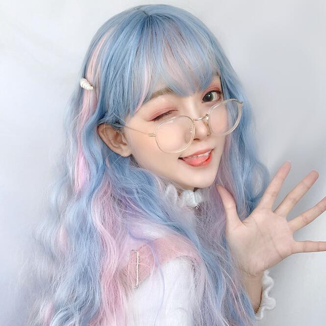 Long Hair |  Lolita Cute Mixed Color Wig Yv43118