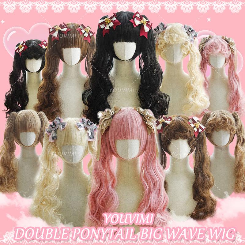 Long Hair |  Lolita Double Ponytail Big Wave Wig Yv32141