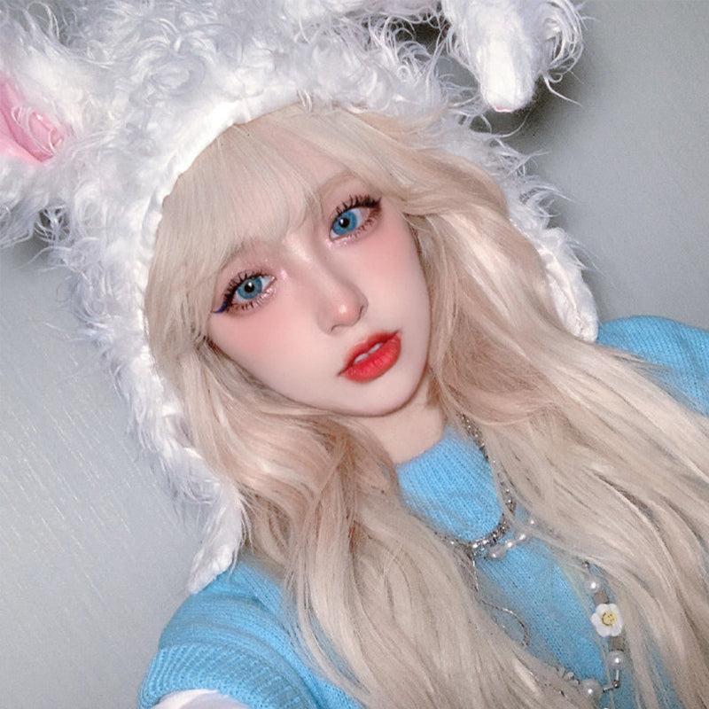 Long Hair |  Lolita Golden Long Curly Wig Yv30201