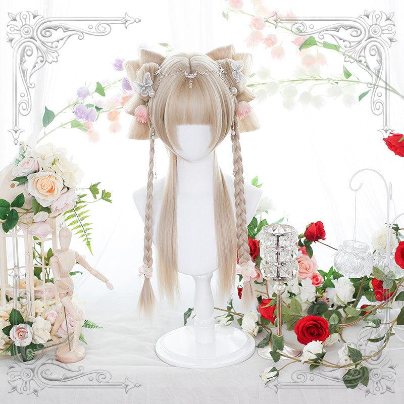 Long Hair |  Lolita Golden Tiger Clip Wig Yv30288