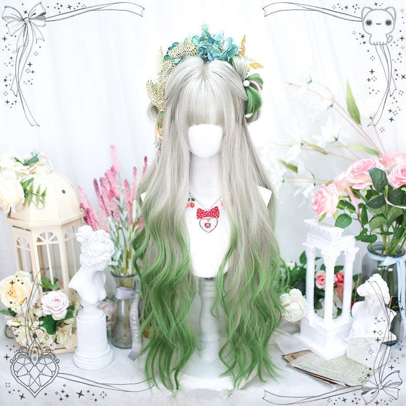 Long Hair |  Lolita Gradient Long Curly Wig Yv31966