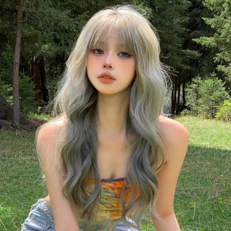 Long Hair |  Lolita Highlight Gradient Curly Wig Yv31320