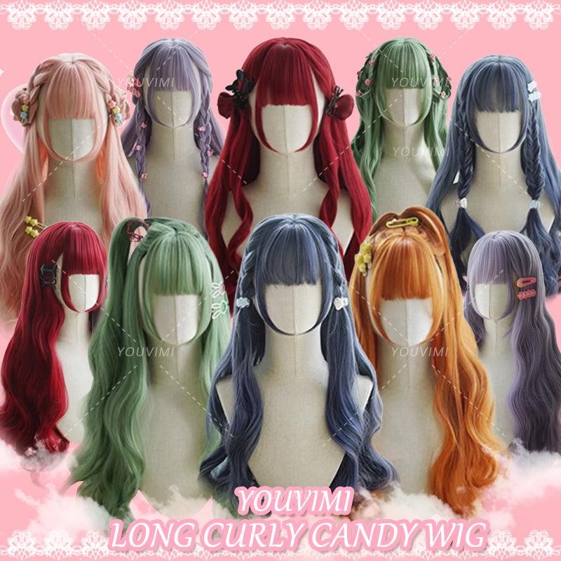 Long Hair |  Lolita Long Curly Candy Wig Yv32135