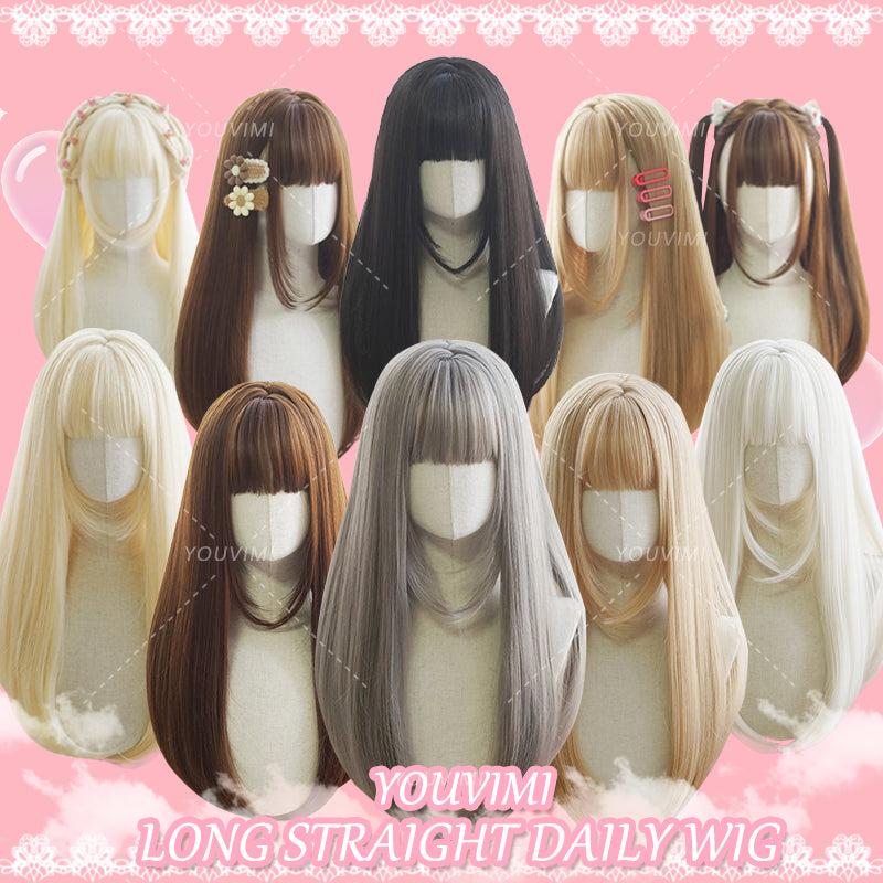 Long Hair |  Lolita Long Straight Daily Wig Yv32134