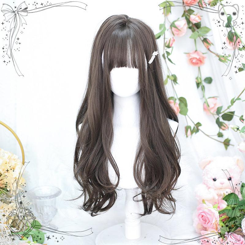 Long Hair |  Lolita Natural Cool Brown Long Curly Hair Yv475836