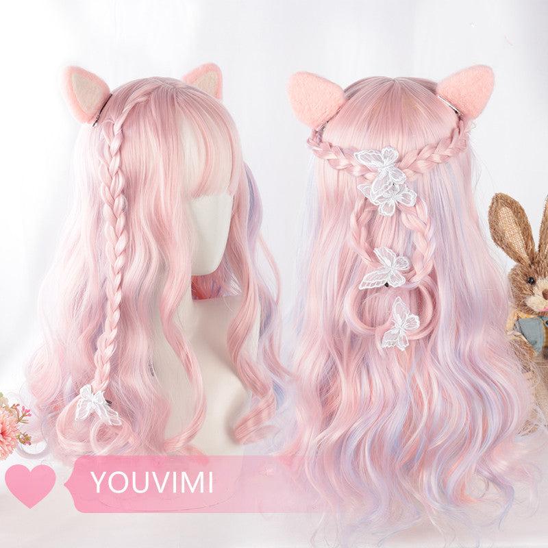 Long Hair |  Lolita Pink Curly Hair Yv31463